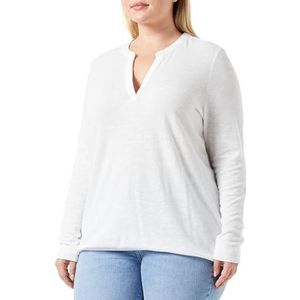 s.Oliver T-shirt voor dames, lange mouwen, wit, maat 42, wit, 42