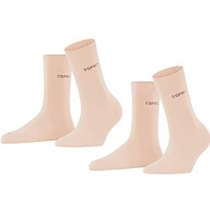 ESPRIT - Uni 2-Pack - Sokken - Zwart - Organisch Katoen - Mid-rise - 2 Paar