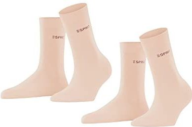 ESPRIT - Uni 2-Pack - Sokken - Zwart - Organisch Katoen - Mid-rise - 2 Paar