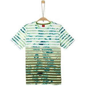 s.Oliver T-shirt voor jongens, Lichtgroen Aop, L