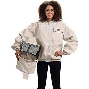 Bees & Co K73 Imkerjas van natuurlijk katoen met ronde sluier