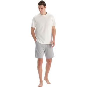 Dagi Grey - Indigo Knitted Regular Waist Supreme Short Leg Shorts, Grijs - Indigo, XL, Grijs - Indigo, XL