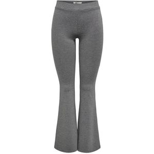 ONLPAIGE HW Mel Flared Pant PNT, Medium grijs (grey melange), (M) W x 32L