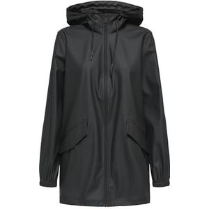 JDY - Regenjas - Waterbestendig - Capuchon met Verstelbaar Koord - Lange Mouwen