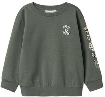 Sweatshirt - Regular Fit - Geborstelde Sweatstof - Lange Mouwen