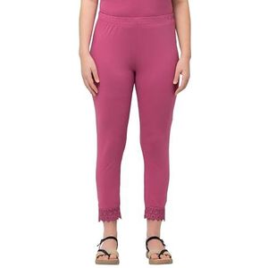 Ulla Popken dameslegging, fuchsia, 32W