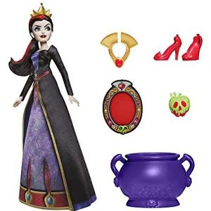 Disney Villains Boze Koningin modepop, accessoires en verwijderbare kleding, Disney Princess speelgoed voor kinderen van 5 jaar en ouder