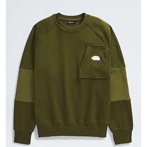 The North Face Terry Relaxed Crew Sweater voor heren Forest Olive S