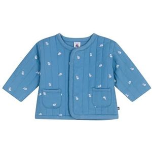 Petit Bateau Babyblazer voor meisjes, blauw/wit, 24 Maanden