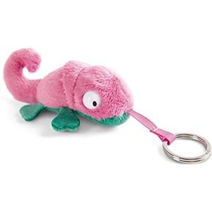 Sleutelhanger roze kameleon Candymon 8cm NICI GREEN