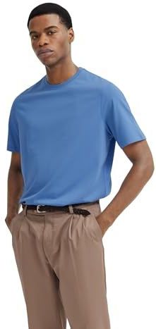 bugatti - T-shirt - Blauwgrijs - Moderne Pasvorm - Korte Mouwen - 3XL