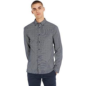 Tommy Hilfiger Vrijetijdshemden, carbonblauw/wit, XS