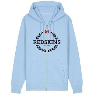 REDSKINS Junior Sweatshirt met ritssluiting voor jongens, Blauw, 14 Jaren