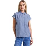 Street One - Overhemdblouse - Gestreept - Katoenmix - Glitterdetails