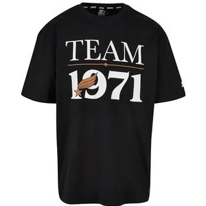 STARTER BLACK LABEL Heren T-Shirt Starter Team 1971 Oversize Tee Black XL, zwart, XL