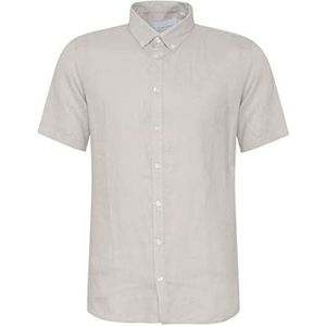 CASUAL FRIDAY Heren CFAnton 0071 SS 100% linnen Shirt hemd, 154503/Chateau Gray, XL, 154503/Chateau Gray, XL