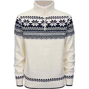 Brandit Troyer Norweger Pullover Sweater voor heren, Wit, 5XL