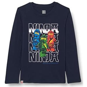 LEGO Ninjago jongens shirt met lange mouwen T-shirt jongens, 590, 98 cm