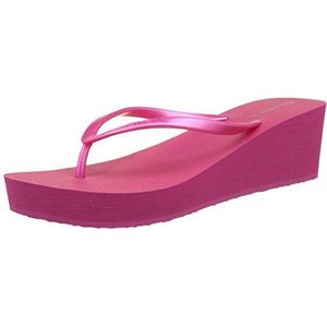 O'Neil Fw Wedge Flipflop 7a9522, strandschoenen & zwembad dames, Pink Beetroot Purple, 41 EU