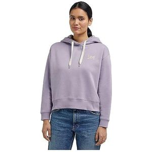 Lee Dames Essential Hoodie Hooded Sweatshirt, lila, XXL