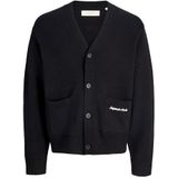 JACK & JONES Jornorrebro Gebreide cardigan, zwart, L