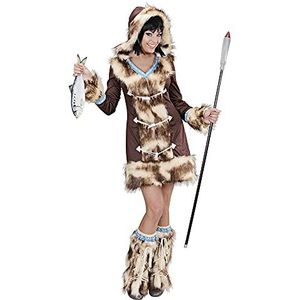 Widmann - Kostuum Aikaa Eskimo Girl, jurk, manchetten, carnaval, themafeest