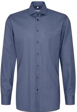 SEIDENSTICKER - Zakelijk Overhemd - Blauw - Schwarze Rose