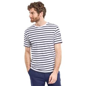 Armor Lux MORGAT Zeeman voor heren, Veelkleurig (Wit schip 400), S