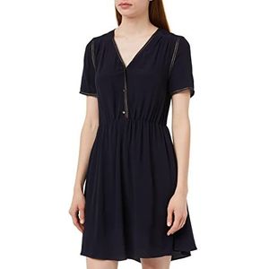 Naf Naf Kalin R1 cocktailjurk, marineblauw, normaal dames, Navy Blauw, 34