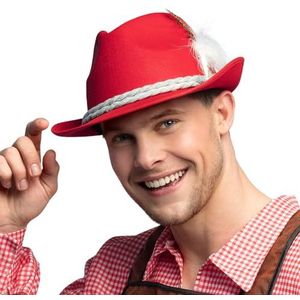 Boland 54246 - Beierse hoed, hoed voor bierfeesten, accessoire voor themafeesten, bierfestivals en traditionele kostuums