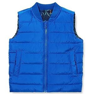 s.Oliver Outdoor vest voor jongens met omkeerfunctie, blauw, 110 cm