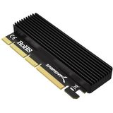 SABRENT M.2 SSD NVMe PCIe Adapter met aluminium koellichaam en thermisch pad, voor SSD 1TB, SSD 2TB, SSD 4TB, HDD 8TB tot 16TB, M.2 NVMe naar PCIE 3.0 X16/X8/X4 kaart (EC-PCIE).