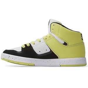 DC Shoes DC Cure Sneaker, Black/Soft Lime, 38 EU, Black Soft Lime, 38 EU