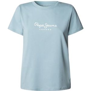 Pepe Jeans Dames Berenice T-shirt, blauw (SOHO Blue), XL, Blauw (Soho Blue), XL