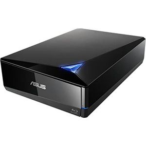 ASUS BW-16D1H-U Pro externe Blu-Ray-brander (12x BD-R, 16x DVD±R, 12x DVD±R DL, 5x DVD-RAM, USB 3.0) incl. Cyberlink PowerDVD 12 & Power2Go 8, zwart