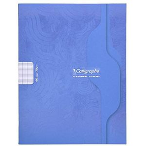 Clairefontaine 'Calligraphe' Nietjes gebonden Notebooks 24 vel, Séyès 17x22cm
