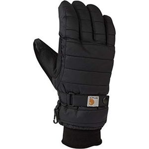 Carhartt Dames Quilts geïsoleerde handschoen met waterdichte, vochtafvoerende inzet winterhandschoenen, zwart, M