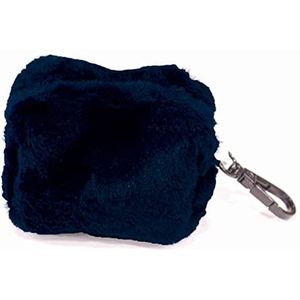 Croci Minibag Plushi blauw 6 x 4 cm