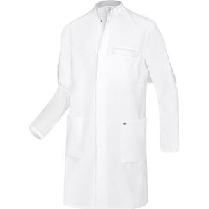 BP Med Coats 1747-684-21 doktersjas voor heren - lange mouwen - 48% katoen, 48% polyester, 4% elastolefine - normale pasvorm - maat: 48n - kleur: wit