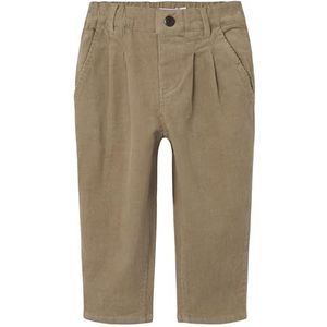 NAME IT Jongensbroek tapered fit koord, Weathered Teak, 92