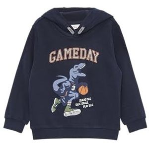 Sweatshirt - Capuchon - Sweatstof - Normale Pasvorm - Lange Mouw - Motiefprint