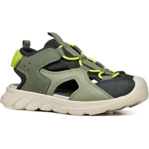 Geox J Airadyum BO Sandalen voor jongens, Leger., 33 EU