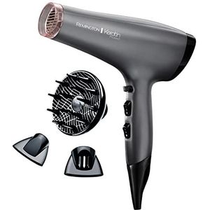 Remington Keratine Bescherm Ionische Haardroger, doordrenkt met Keratine en Amandelolie voor gezond uitziend haar - AC8008