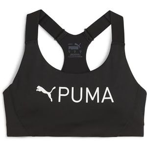 Puma - Sporttop - Zwart - Polyester - Kangoeroezak