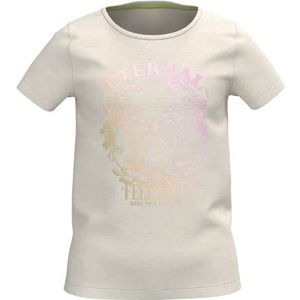Vingino Girls T-shirt Hope in Colour Soft Vanilla Melee Maat 4, Soft Vanilla Melee, 4 Jaar