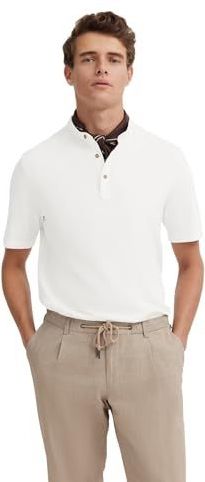 Polo - Korte Mouwen - Mandarijnkraag - Katoen - Tijdloos