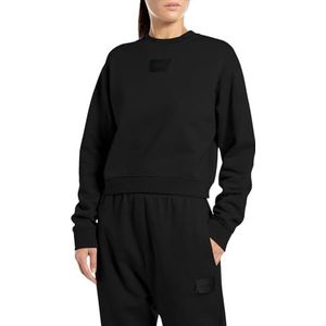 Replay Cropped sweatshirt voor dames, 098 Black, XS