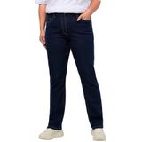 Ulla Popken - Straight Fit - Stretch Jeans - Denim Blauw
