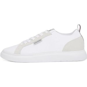 Tommy Hilfiger - Light Cupsole Knit Seasonal Fm0fm05403 - Low Top - Wit - 80% Gerecycled Polyester