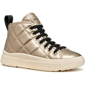 Geox - Laquinny - Sneakers - Platinakleur - Ademend en Waterdicht